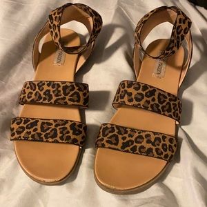 Steve Madden cheetah print sandals